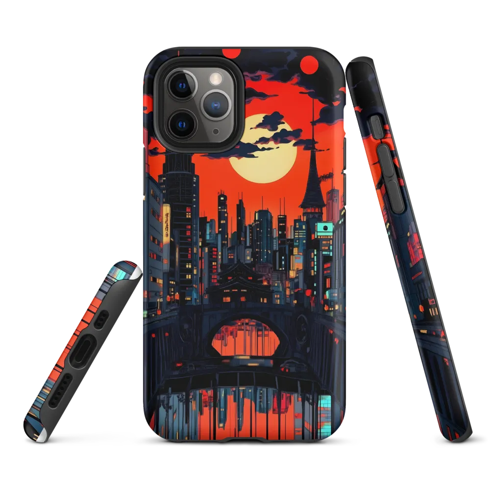 Nightfall in a Neon City