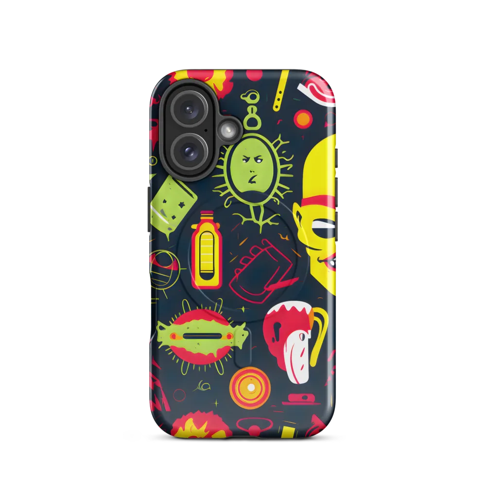Neon Revelry: A Quirky Exploration of Modern Pop Art