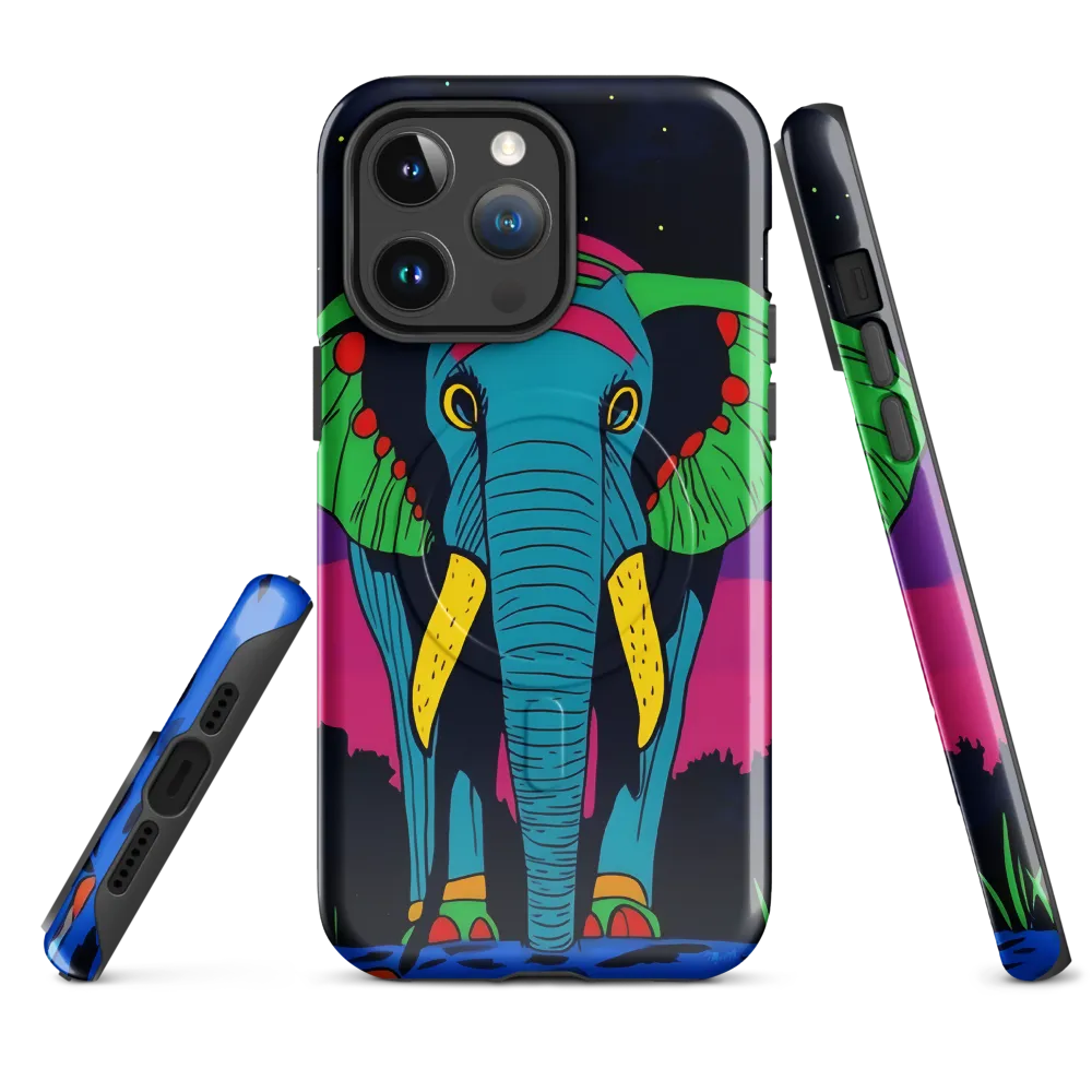 Whimsical Majesty: The Vibrant Elephant