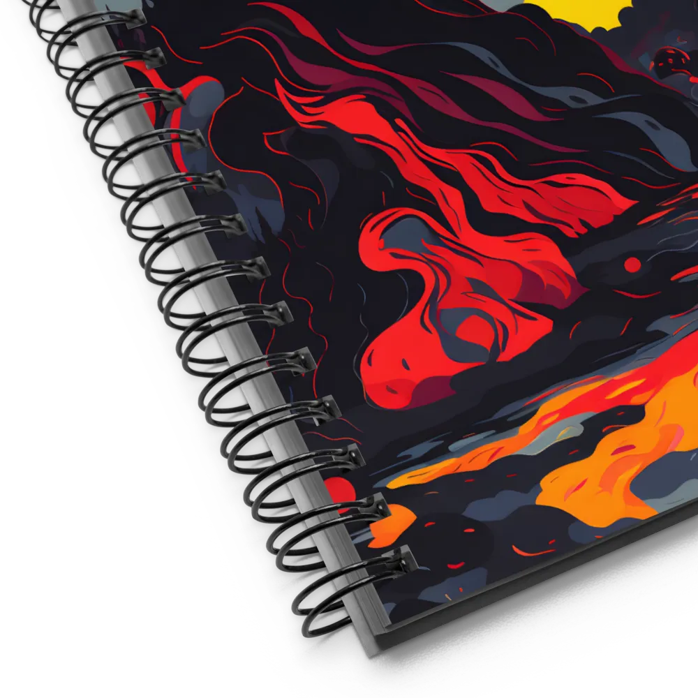 Eruption of Colors | Spiral Notebook