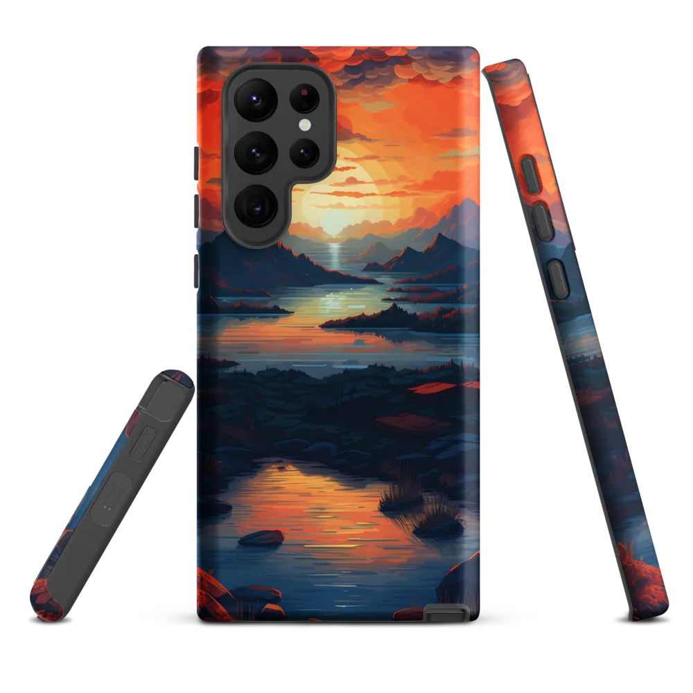 Ethereal Evening: A Digital Dusk