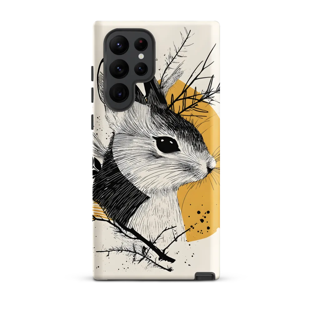 Ethereal Rabbit: A Study in Line Art