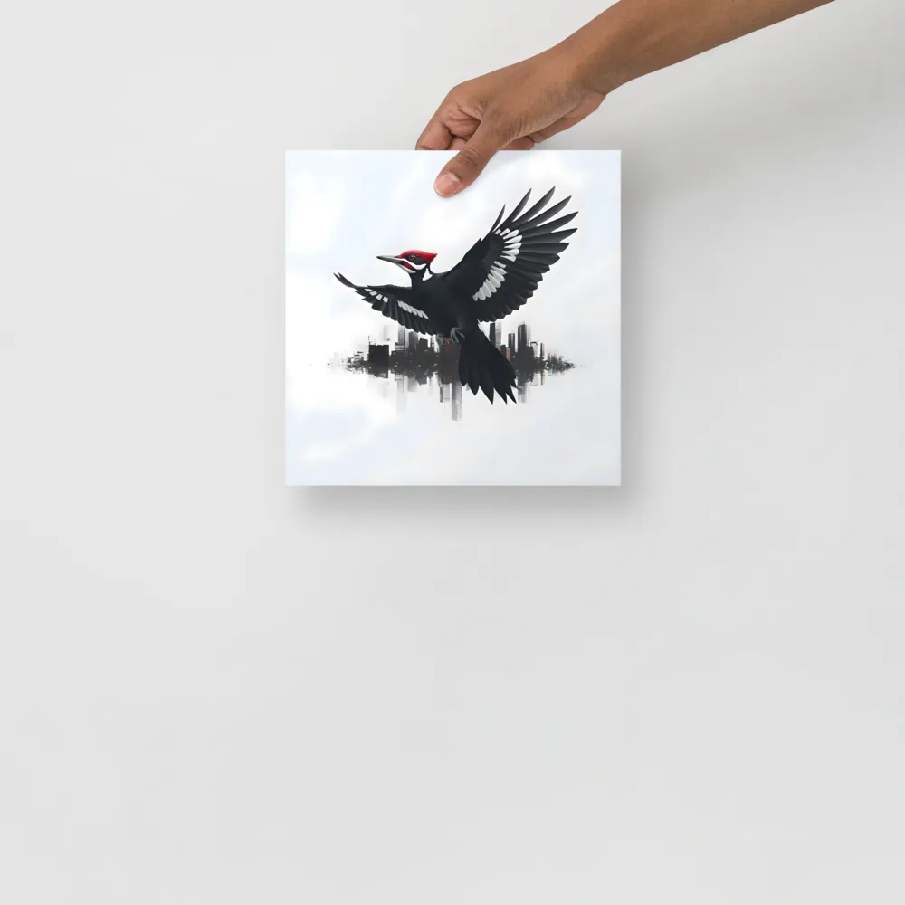 Urban Woodpecker 
 Poster | 10″x 10″