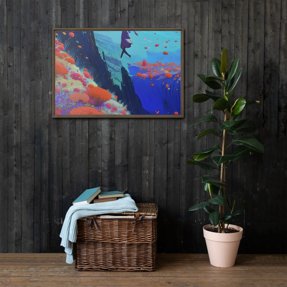 Whispers of Freedom | Canvas with Brown Frame | 24″×36″