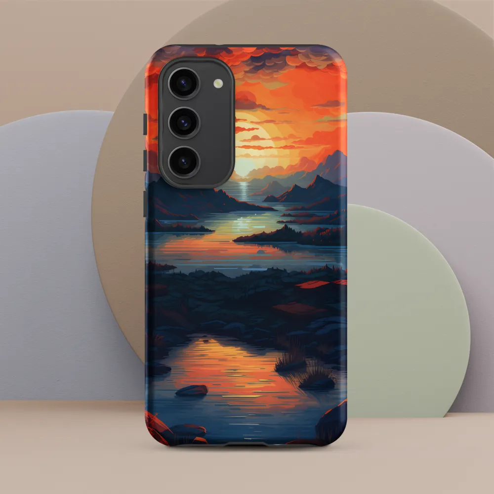 Ethereal Evening: A Digital Dusk