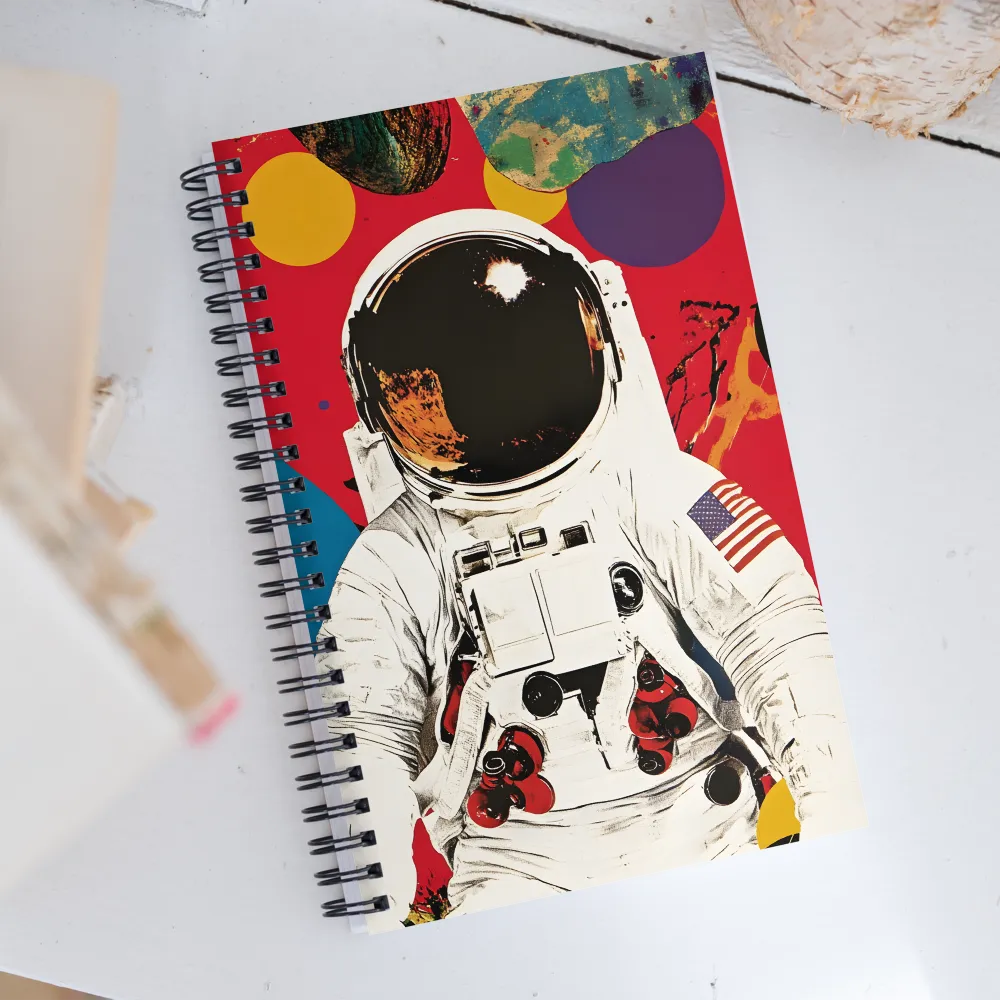 Cosmic Exploration: The Astronaut's Journey | Spiral Notebook