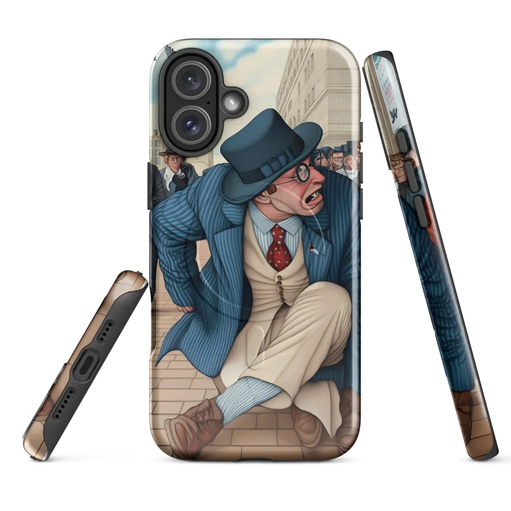 Caught in Tension | Phone Case |  16 Plus | MagSafe® Tough Case | Glossy