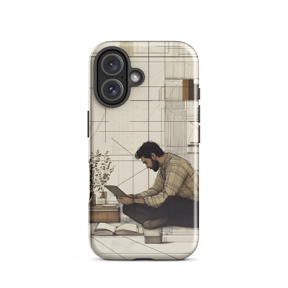 Quiet Reflections in Line | Phone Case |  16 | Tough Case | Glossy