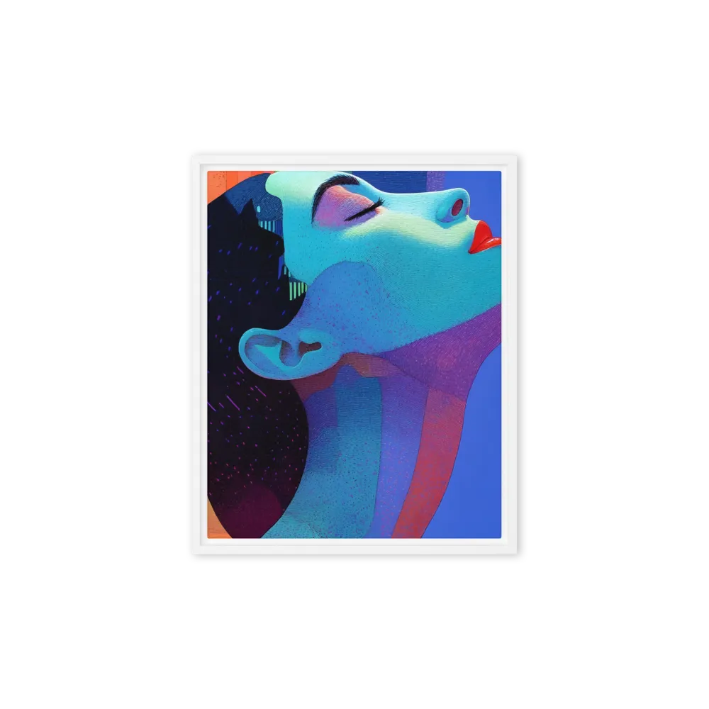 Ethereal Reverie | Canvas with White Frame | 8″×10″