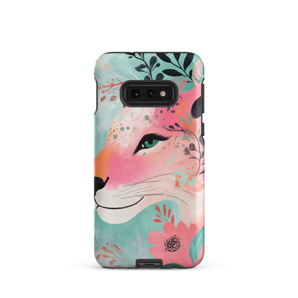Whimsical Majesty: A Floral Lion