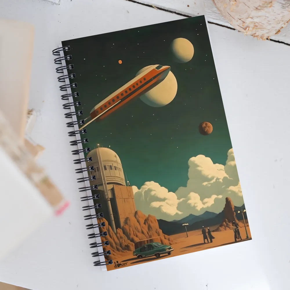 Journey Through the Cosmos | Spiral Notebook