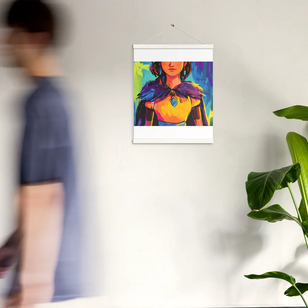 Guardian of Colors | Poster With White Wood Hanger | 16″×20″