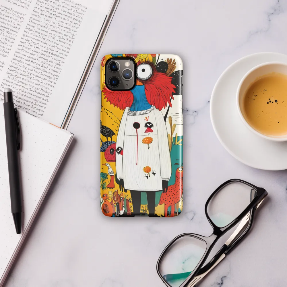 Whimsical Bird's Embrace | Phone Case |  11 Pro Max | Snap Case | Glossy