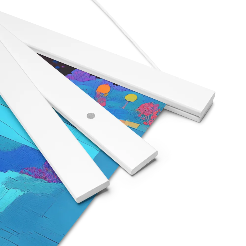 Reflections of Serenity | Poster With White Wood Hanger | 14″×14″