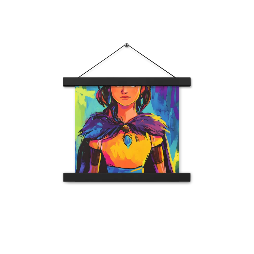 Guardian of Colors | Poster With Black Wood Hanger | 10″×10″