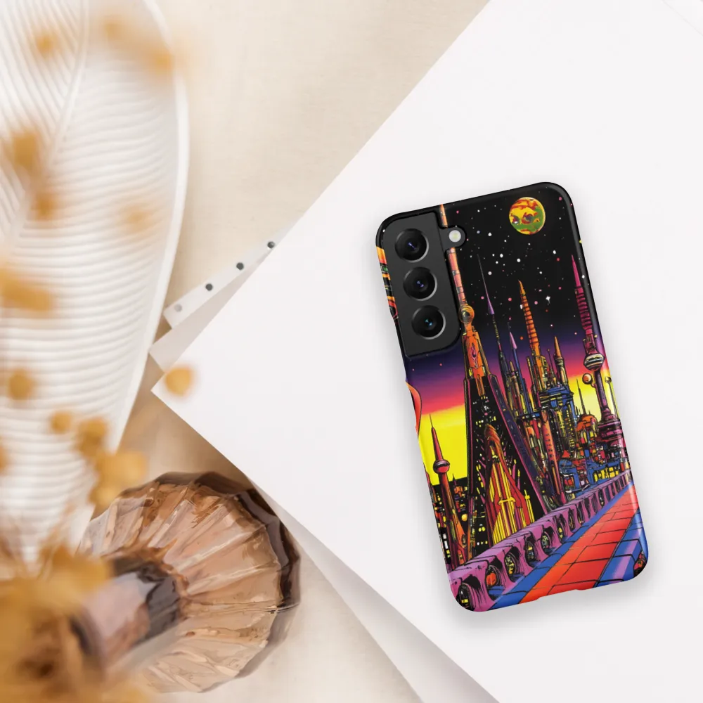 Futuristic Cosmos: A Journey Through Neon Cities