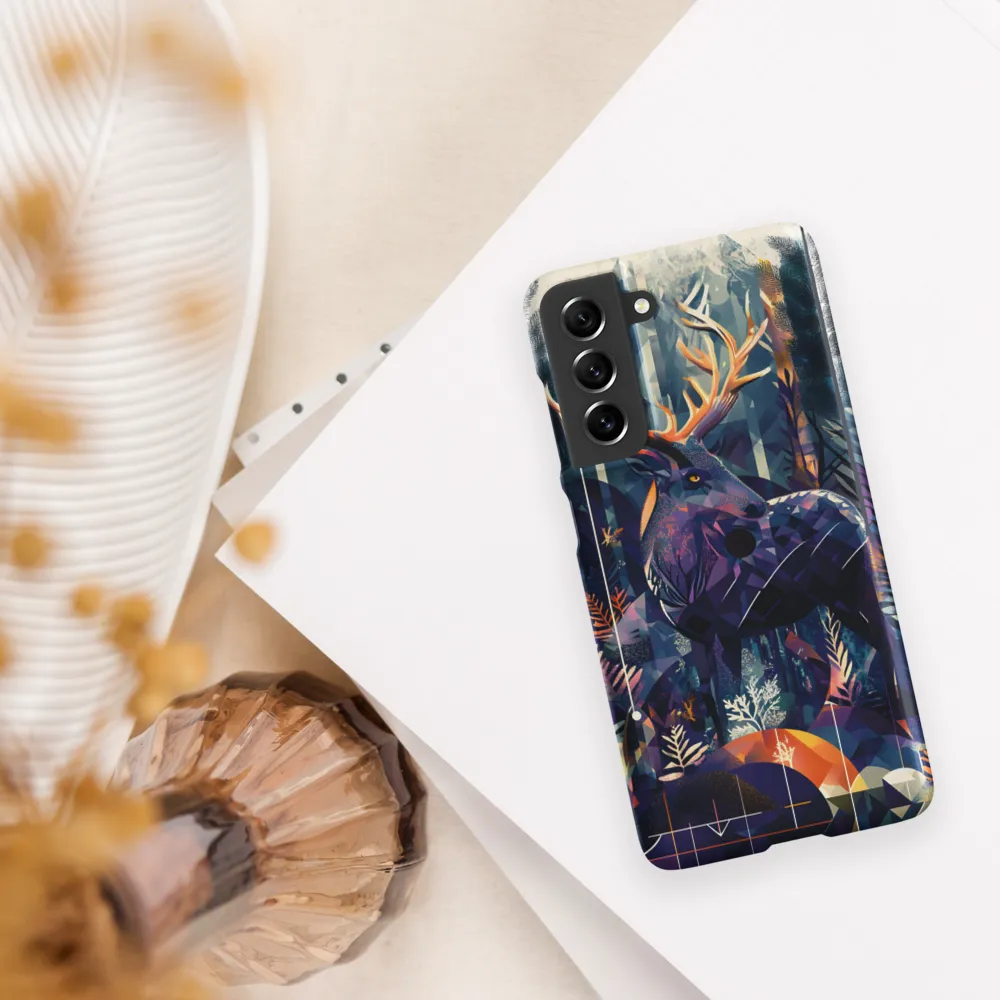 Majestic Serenity: A Geometric Forest Encounter