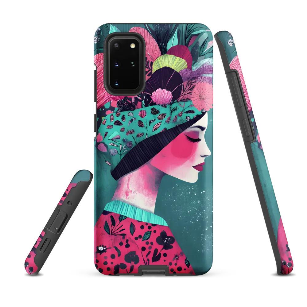 Whimsical Floral Portrait