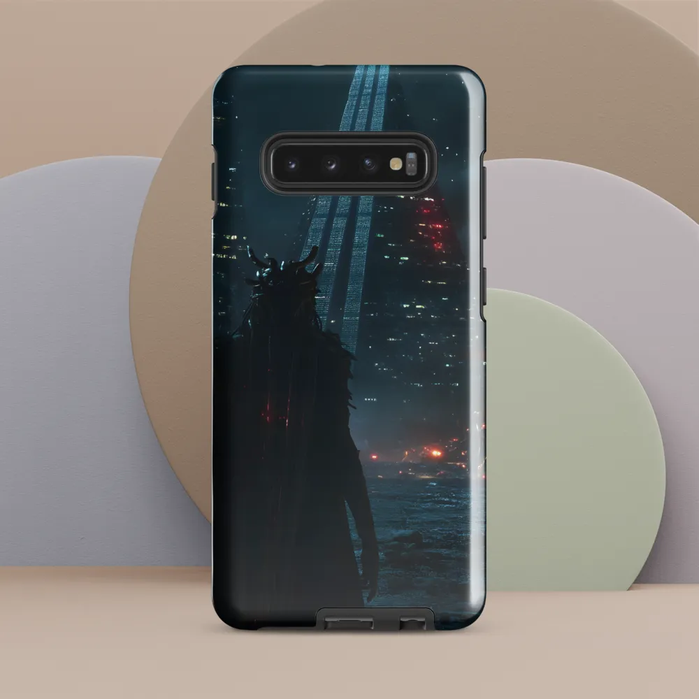 The Guardian of the Neon City | Phone Case |  S10 Plus | Tough Case | Glossy