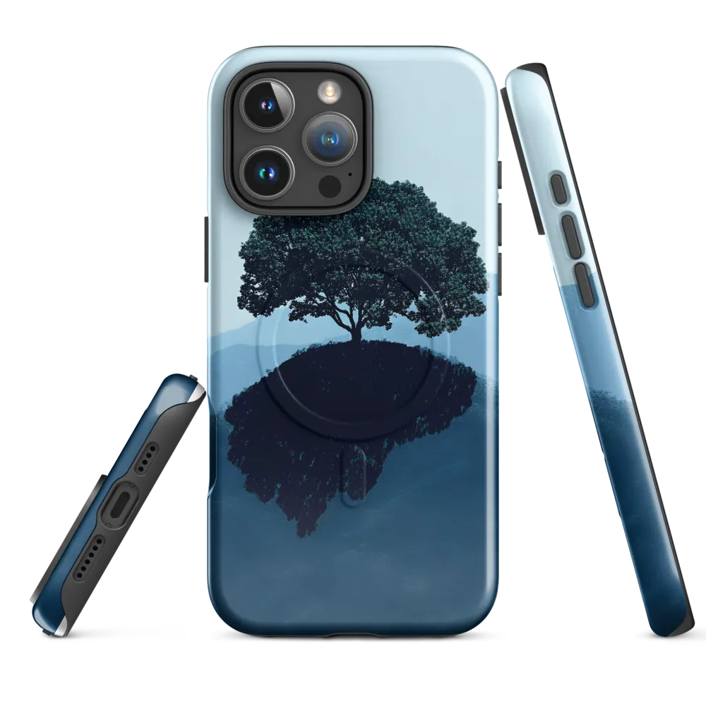 Solitude in Blue | Phone Case |  16 Pro Max | MagSafe® Tough Case | Glossy