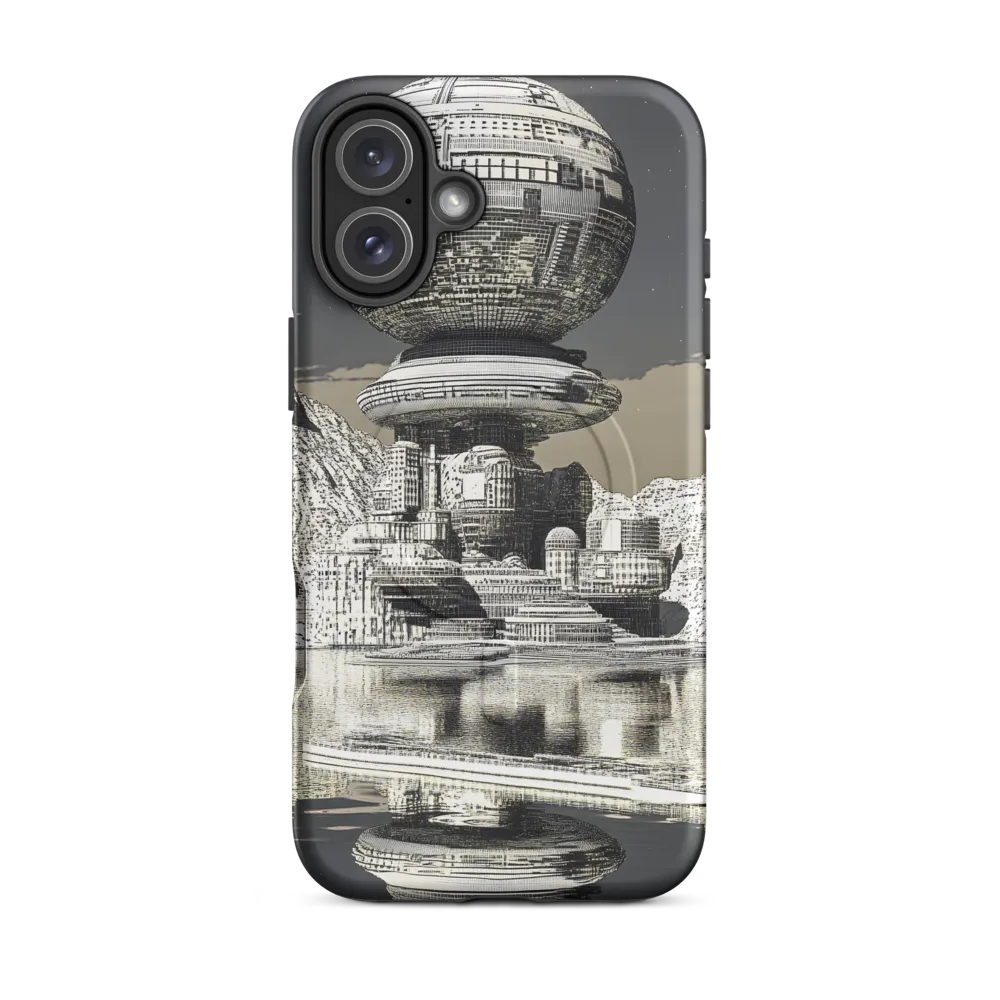 Reflections of a Futuristic Dreamscape | Phone Case |  16 Plus | MagSafe® Tough Case | Matte
