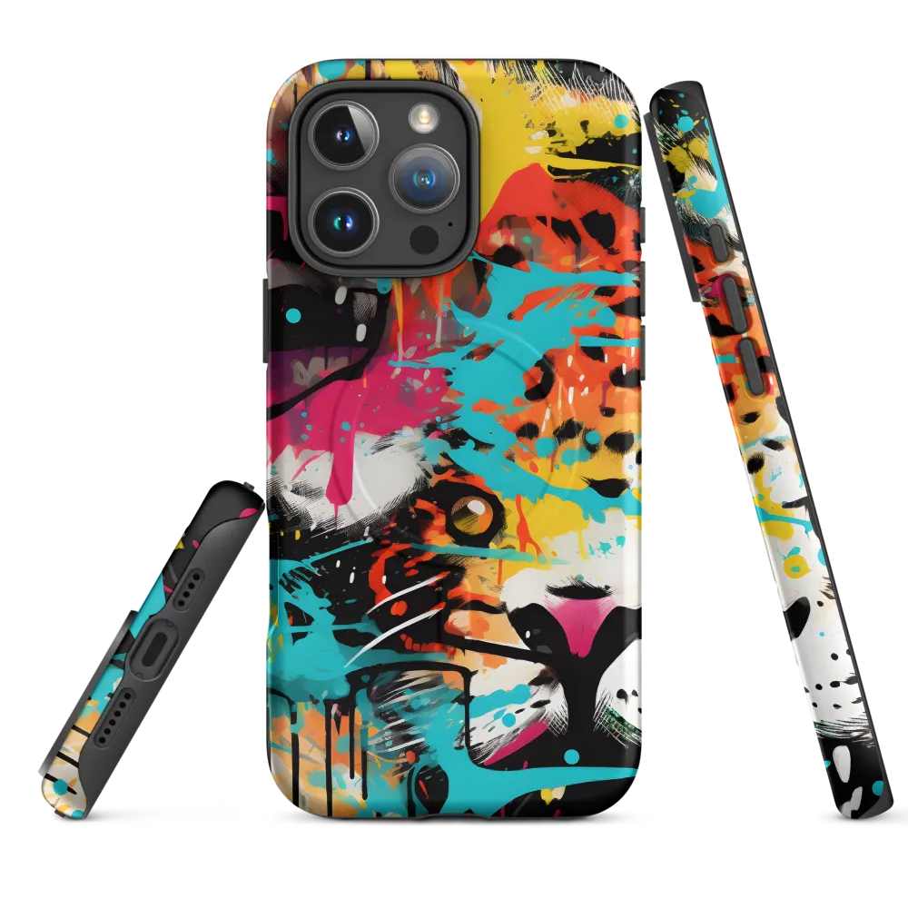Fierce Fusion: Tiger and Lion in Graffiti