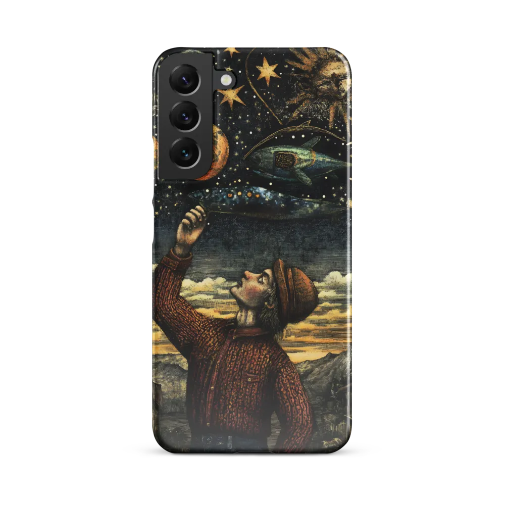 Cosmic Curiosity: A Journey Beyond Earth | Phone Case |  S22 Plus | Snap Case | Glossy