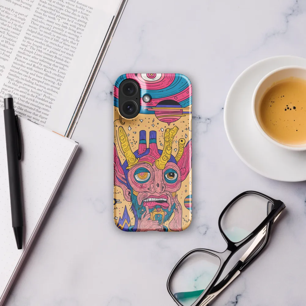 Alien Whimsy: A Surreal Encounter | Phone Case