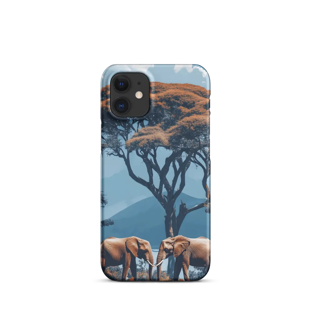 Elephants Amidst Serenity