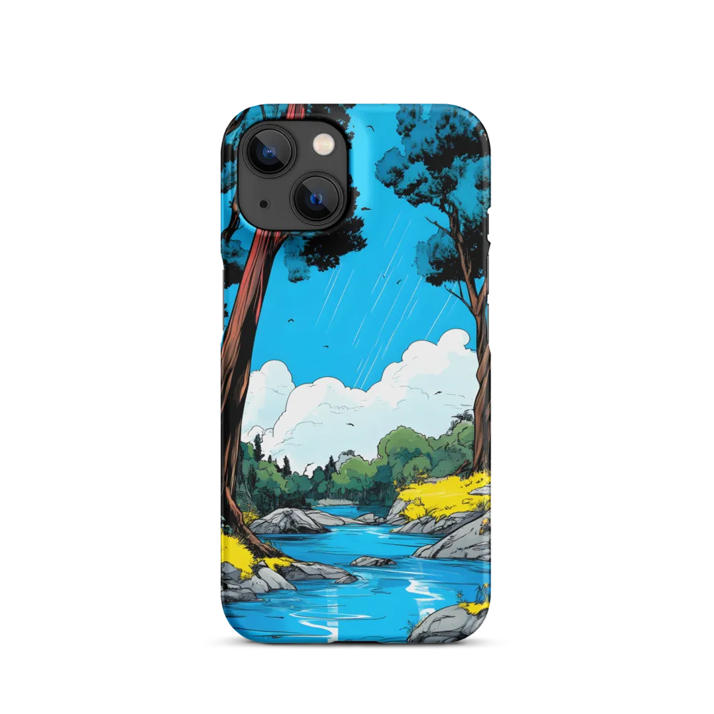 Tranquil River in a Comic Landscape