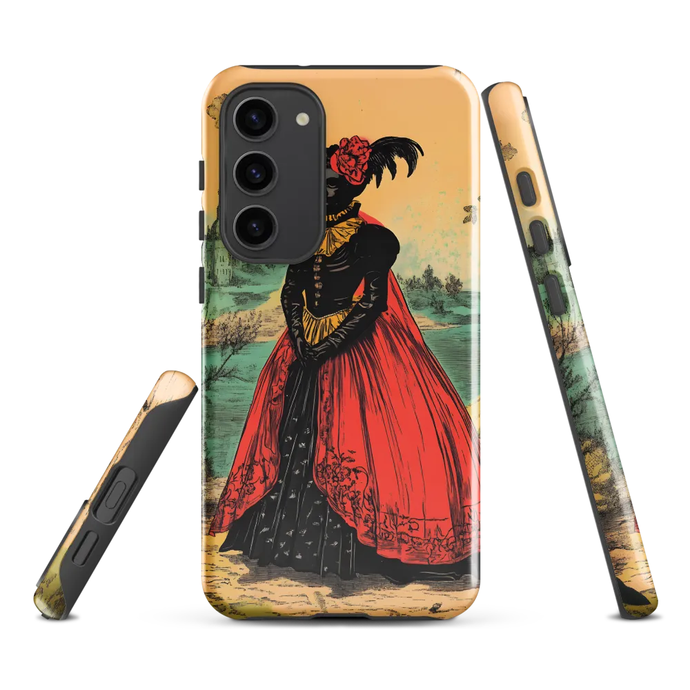 Elegance in Red and Gold