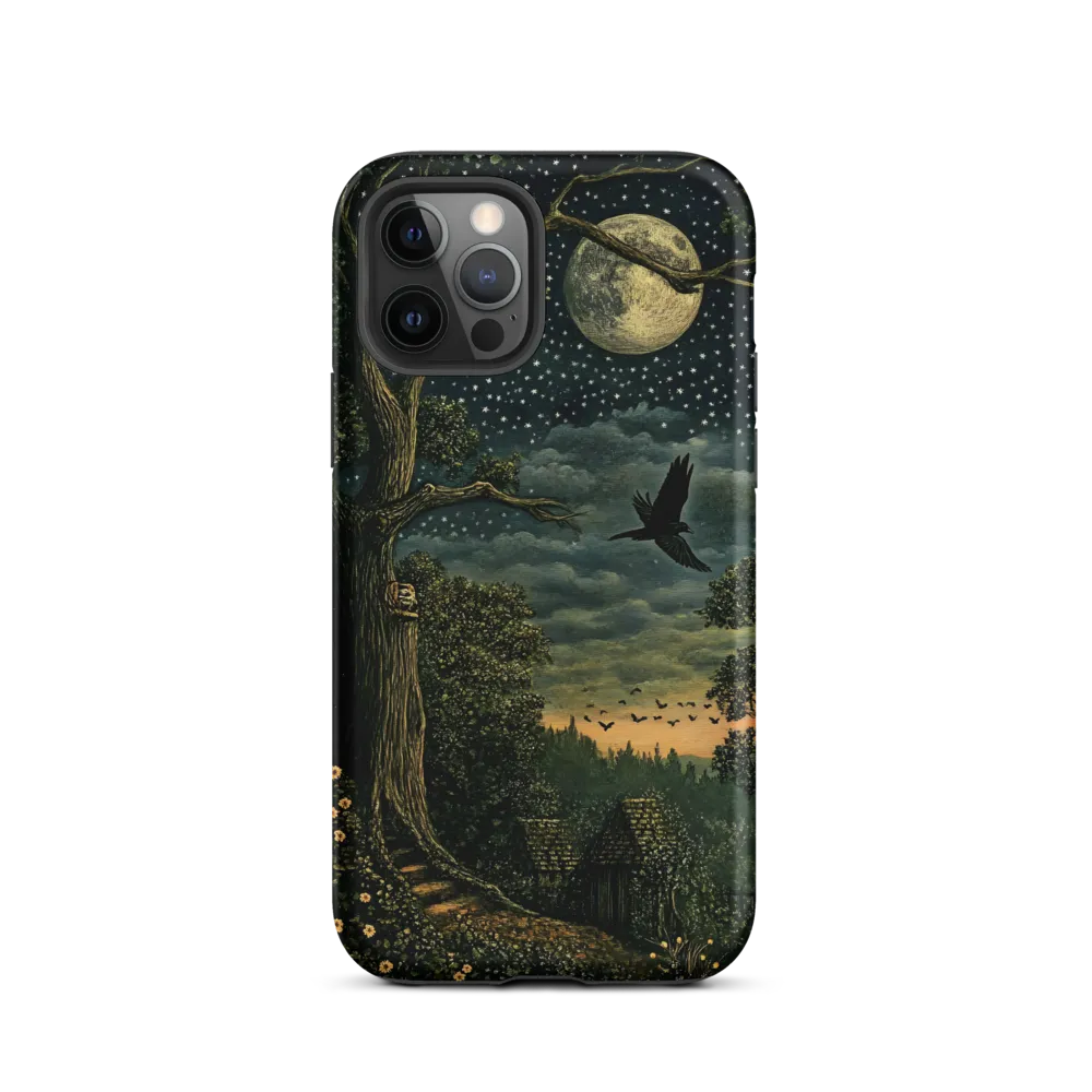 Mystical Nightscape Under the Full Moon | Phone Case |  12 Pro | Tough Case | Matte