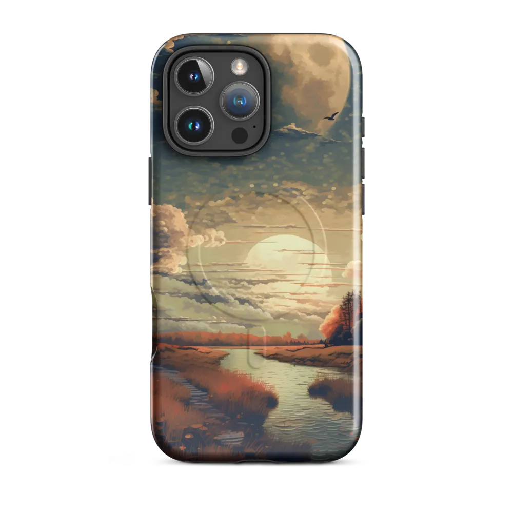 Whispers of Dusk: A Tranquil River Landscape