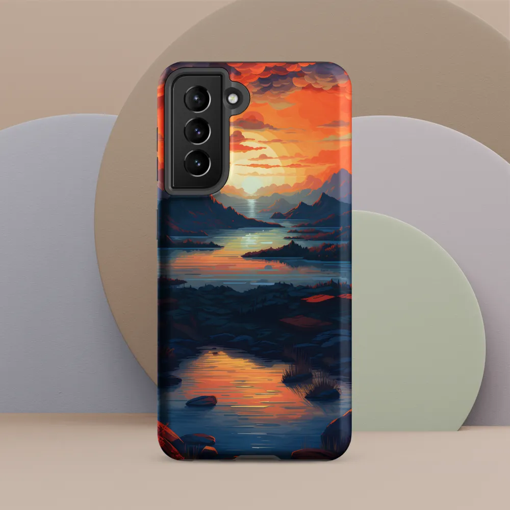 Ethereal Evening: A Digital Dusk