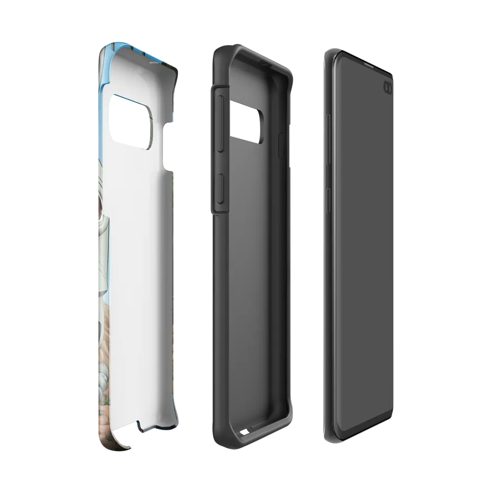 The Descent into Technological Abyss | Phone Case |  S10 | Tough Case | Glossy