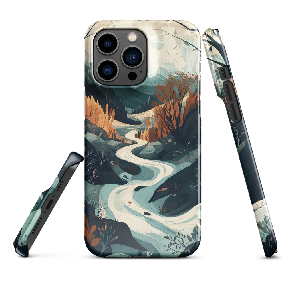 Winding Serenity: A Digital Landscape