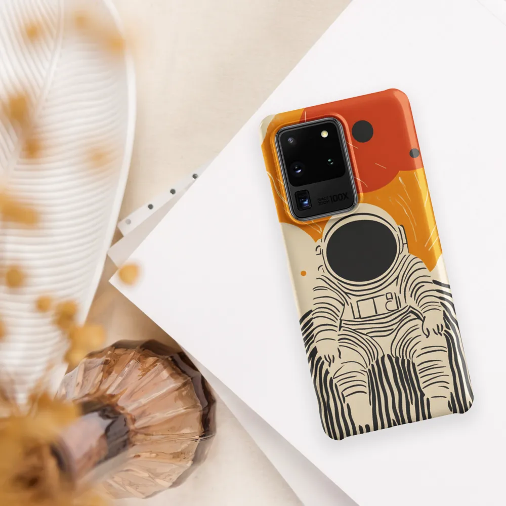 Astronaut in Cosmic Thoughts | Phone Case |  S20 Ultra | Snap Case | Matte
