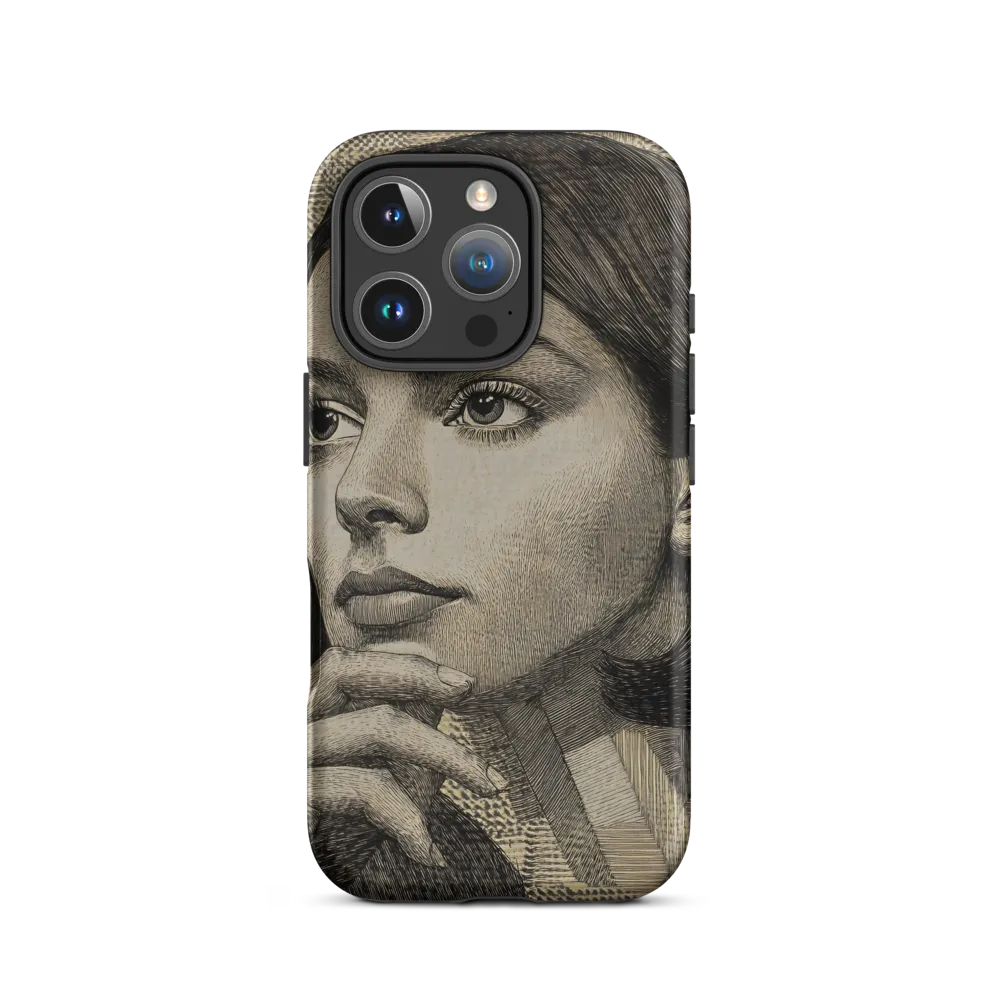 Contemplative Reflection | Phone Case |  16 Pro | Tough Case | Matte