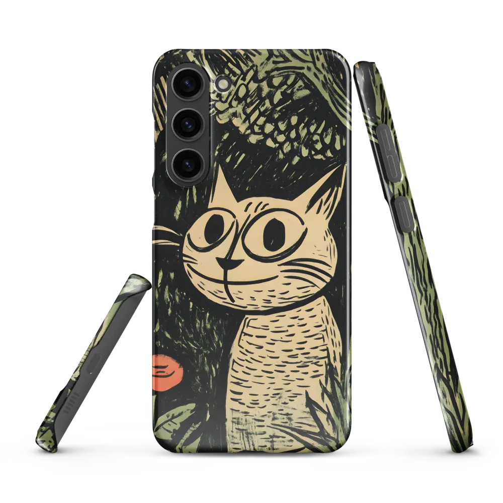 Whimsical Cat in the Forest