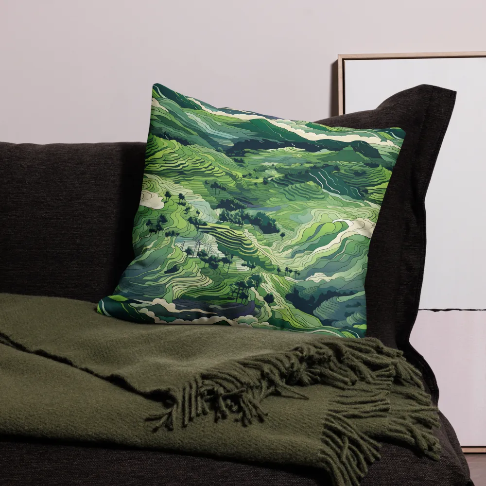 Harmony of the Lush Landscape | Pillow & Pillow Case | Multiple Sizes