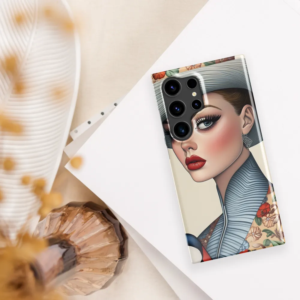 Elegance in Bloom | Phone Case |  S24 Ultra | Snap Case | Glossy