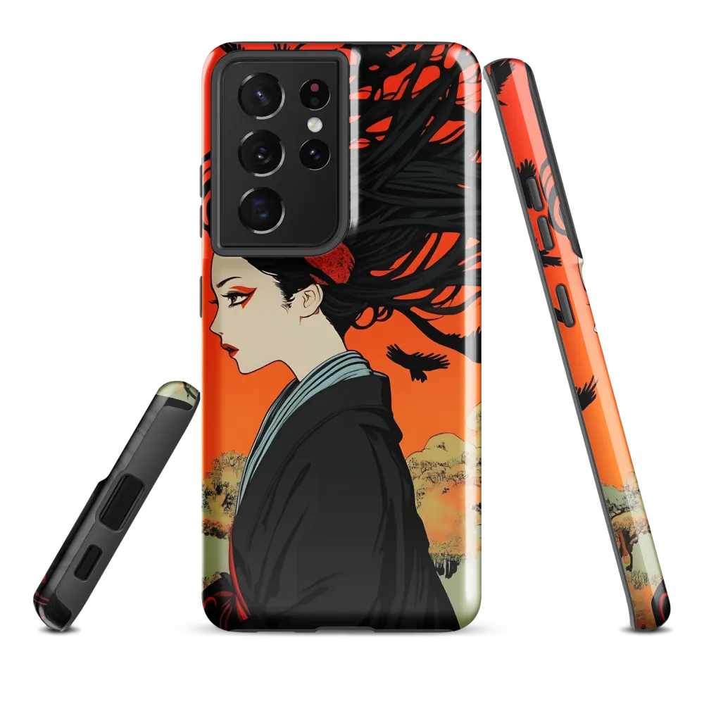Whispers of Shadows | Phone Case |  S21 Ultra | Tough Case | Glossy