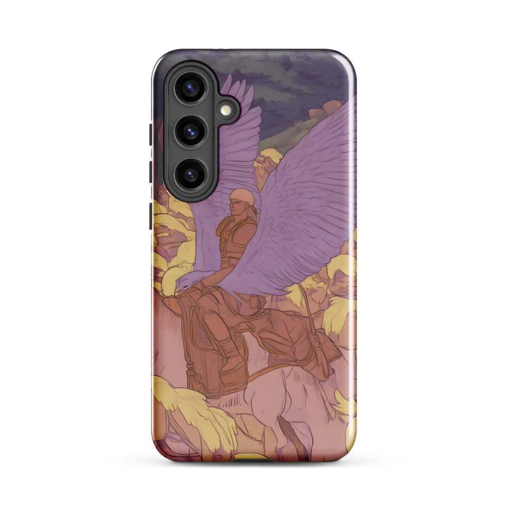 The Winged Guardian | Phone Case |  S24 Plus | Tough Case | Glossy