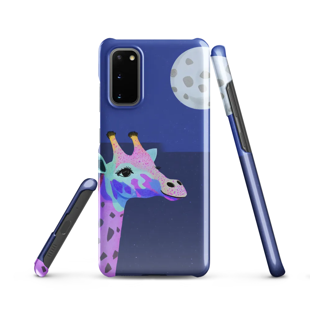 Whimsical Giraffe Under the Stars