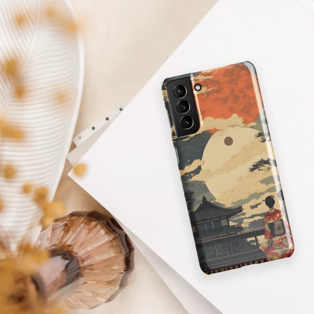Under the Embrace of the Moon | Phone Case |  S21 Plus | Snap Case | Glossy