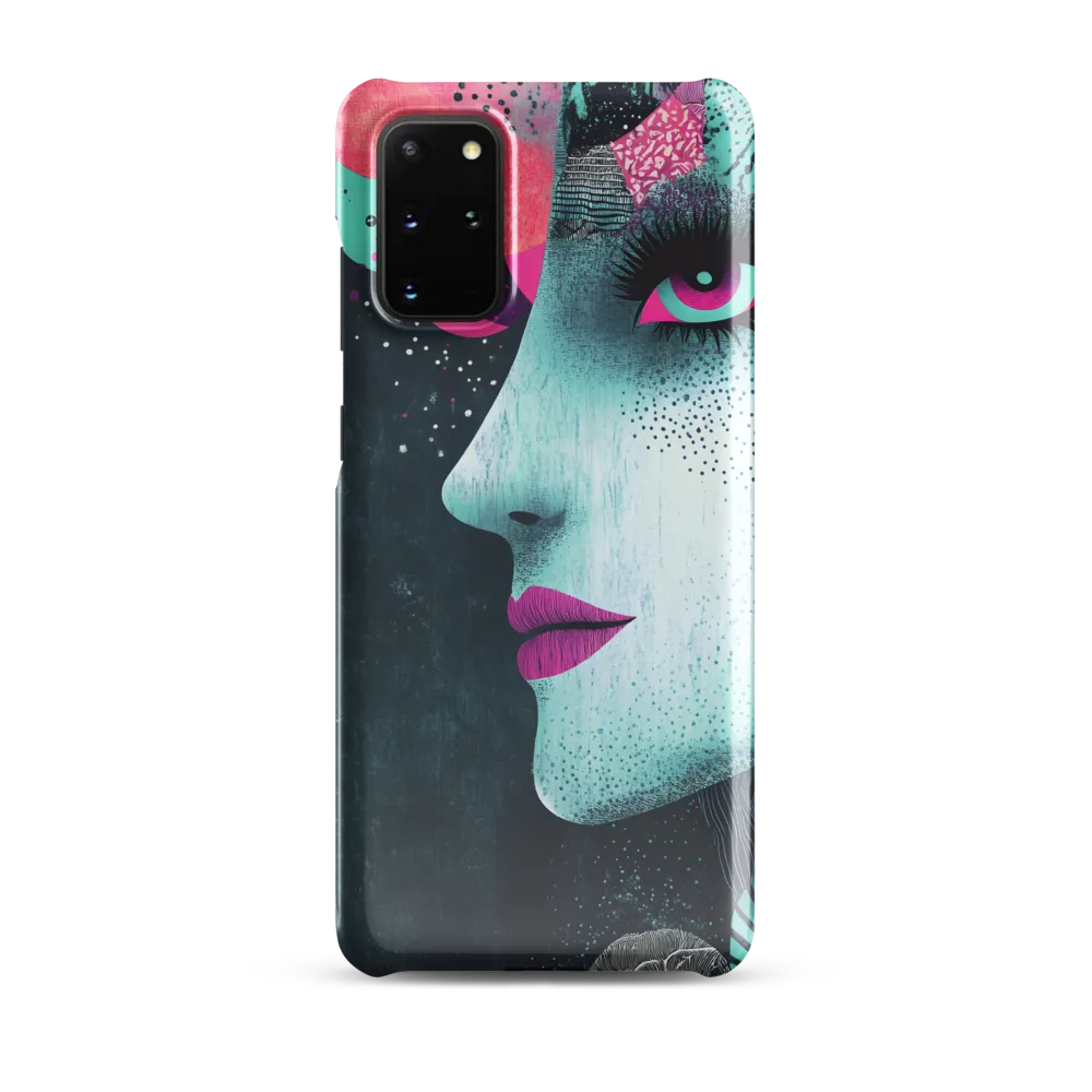 Mystical Beauty in Blue and Pink | Phone Case |  S20 Plus | Snap Case | Glossy