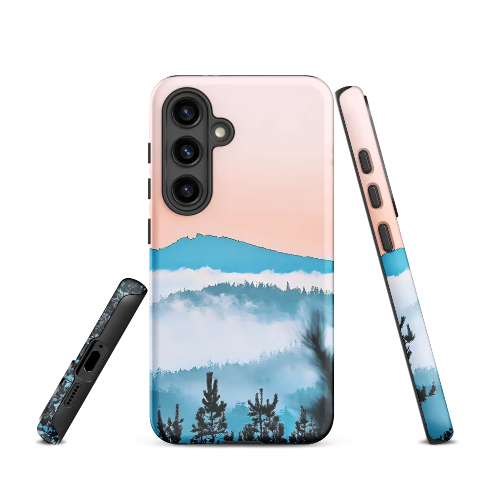 Tranquil Dawn Over Mountains | Phone Case |  S24 | Tough Case | Matte