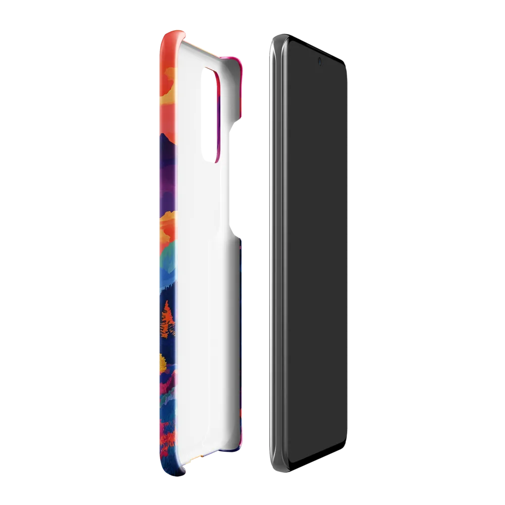 Radiant Serenity: A Surreal Landscape | Phone Case |  S20 Plus | Snap Case | Glossy