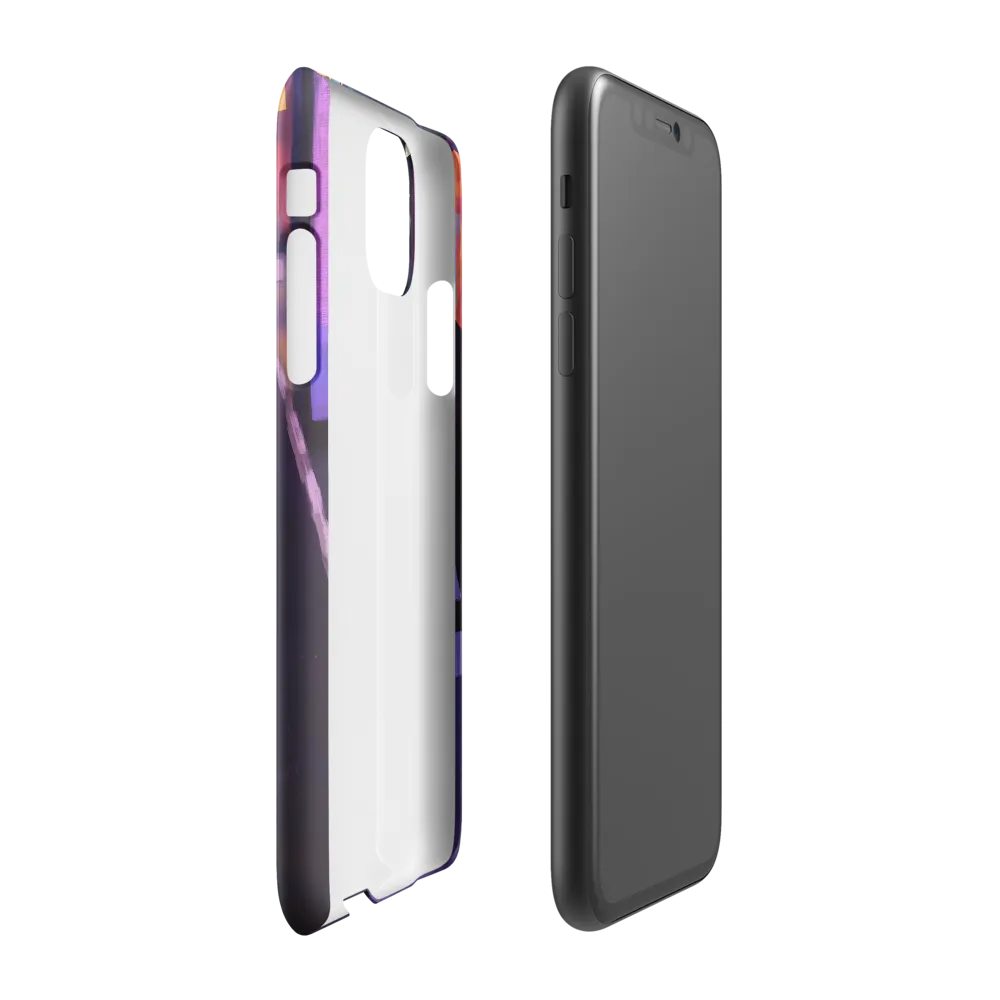 Wandering Through Neon Dreams | Phone Case |  11 | Snap Case | Glossy
