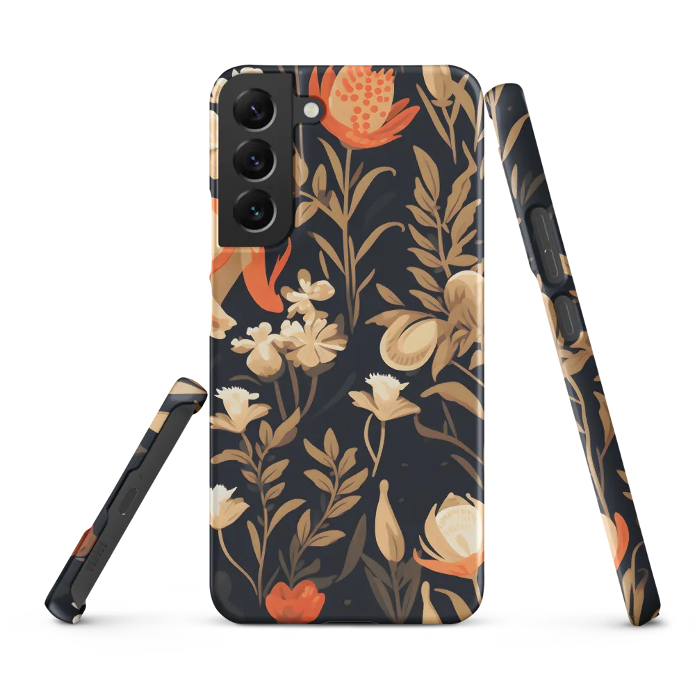Floral Harmony: A Dance in the Dark